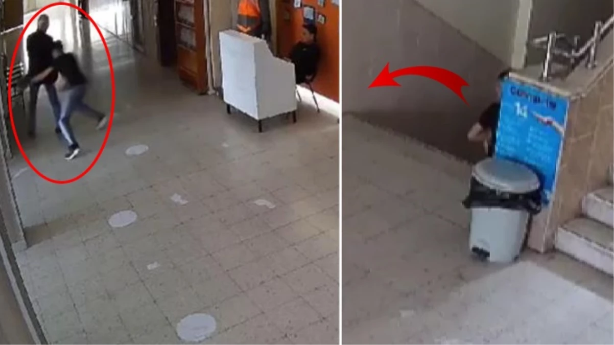 Okul merdiveninde pusuya yatıp öğretmenini bıçakladı! 